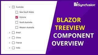 Overview of Blazor TreeView Component