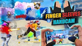 FINGER SLEEVES NO RECOIL HANDCAM  SETTINGS ️ HUD + SENSI + DPI [FREE FIRE HIGHLIGHTS] 