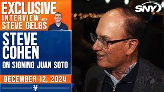 After signing Juan Soto, Mets owner Steve Cohen opens up about bringing the star to the team | SNY