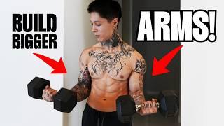 The SECRET To Building BIGGER ARMS | Dumbbells Only