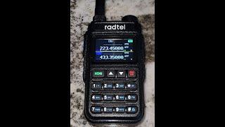 A look at the RADTEL 890  multiband HT radio