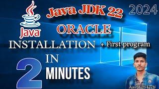 How to Download and Install JDK 22 for JAVA Programming on Windows 10/11 [ 2024 ] | in Hindi