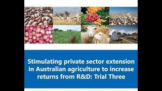 Stimulating Private Sector Extension project - Trial 3