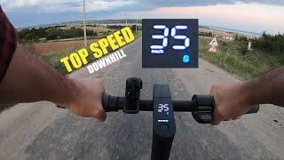 Xiaomi Mi 1S Electric Scooter TOP SPEED (Environment Sound Only) 4K