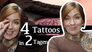 4 Tattoos in 2 Tagen  #flashinglines #tattoovlog