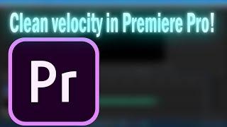 How to make nice velocity on Premiere pro   ThickduckPlayz