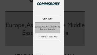 GSM frequencies explained in 1 minute #shorts