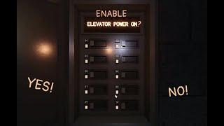 ROBLOX DOORS| ENABLE ELEVATOR POWER PUZZLE|