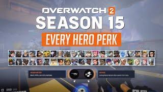 Overwatch 2 - EVERY HERO PERK for Season 15: Honor & Glory