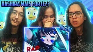 REAGINDO ao Rap do MUICHIRO TOKITO (Demon Slayer: Kimetsu no Yaiba) | O Pilar Da Névoa | Sting