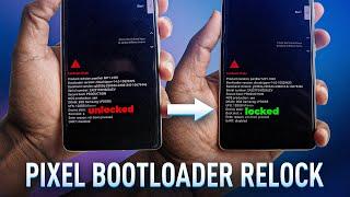 How To Relock Bootloader Google Pixel [Android 14]
