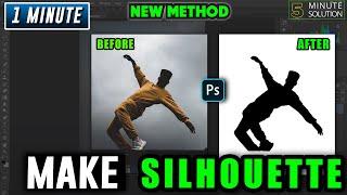 How to make a silhouette in photoshop 2024