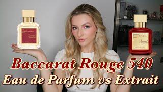 BACCARAT ROUGE 540 | Eau de Parfum VS Extrait de Parfum | Lucy Gregson