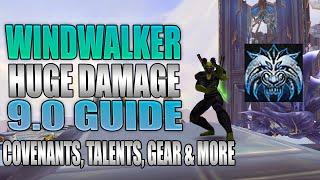 Windwalker Monk PvE Guide WoW Shadowlands 9.0! Talents, Gear, Covenants, Conduits, ETC!