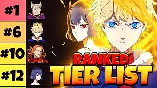 *UPDATED* TOP 25 UNITS RANKED IN PVP BCM! BIG CHANGES! | Black Clover Mobile