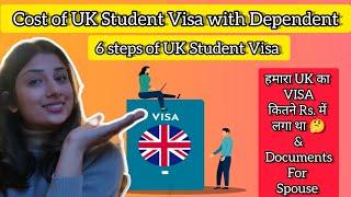  Cost & process of UK Student Visa with spouse|| हमरा UK Spouse Visa कितने Rs. में लगा था