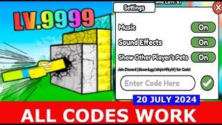 *ALL CODES* Punch Wall Simulator ROBLOX | JULY 20, 2024