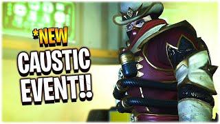 *NEW FIRST LOOK AT THE CAUSTIC EVENT!! (Apex Legends Chaos Theory Event)