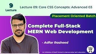 Core CSS Concepts Advanced 03 :Lecture 09