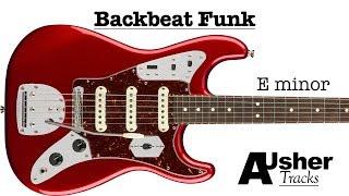 Backbeat Funk | Guitar Jam Track E minor