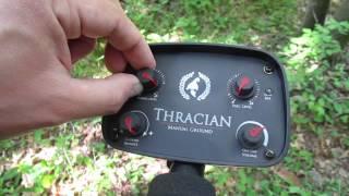 Ground balance of Thracian 13 kHz metaldetector