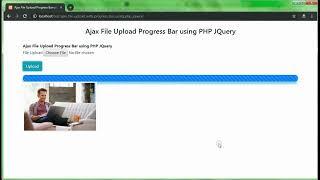 Ajax File Upload with Progress Bar using PHP JQuery and Bootstrap