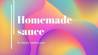 Homemade sauce | preparation in telugu | without oil | amway queen