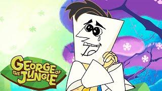 George And The Cone Of Shame!   | George of the Jungle | Full Episode | Cartoons For Kids