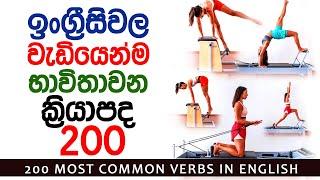 200 Most Common English Verbs With Sinhala Meanings | Verbs in English Grammar in Sinhala