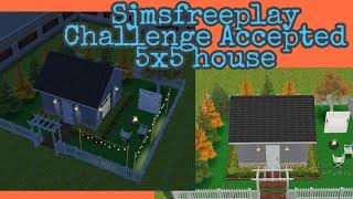 Sims Freeplay Challenge Accepted CUTE 5x5 house