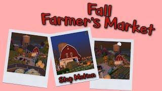 Stop Motion Build Sims 4: Fall Farm and Market