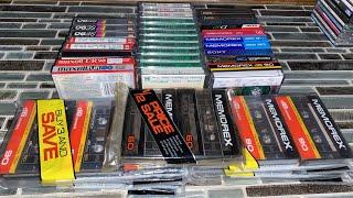 Hitting the motherload with Vintage NOS blank cassettes lately.