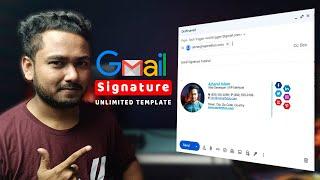 How to Create Gmail Signature with Image, Social Icons | Free Email Signature Templates