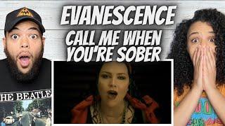 UNREAL!| FIRST TIME HEARING Evanescence - Call Me When Your Sober REACTION