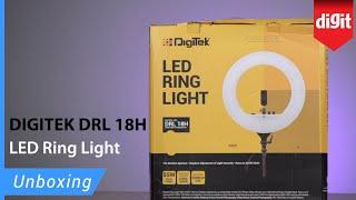 DIGITEK DRL 18H LED Ring Light Unboxing