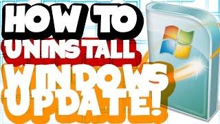 How to Uninstall Windows Update Agent Quick!