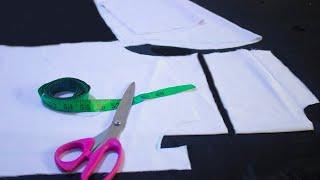 How to cut a button down shirt full video step by step