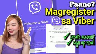 PAANO GUMAWA NG VIBER ACCOUNT | SIGN UP & REGISTER | Riencyll Cabile