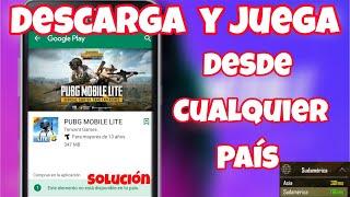 ️Cómo Descargar Pubg Mobile LITE desde la Play Store y Jugar desde cualquier PAÍS Sin Lag