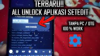 TERBARU CARA UNLOCK GLOBAL TABLE PADA SET EDIT !!! | MUDAH TANPA PC TANPA ROT