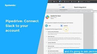 Pipedrive: Connect Slack to your account