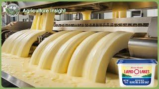 How Billion Tons of Butter Are Made - Massive Production Butter In Biggest Factory