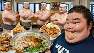 Hunger is the best sauce. Sumo stable cooking.JAPAN FOOD（空腹は最上のソースである。相撲部屋の料理）錣山部屋