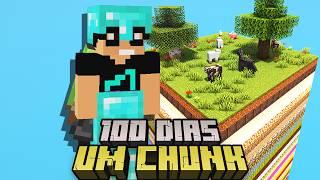 SOBREVIVI 100 DIAS EM UM CHUNK NO MINECRAFT - O FILME