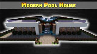 Minecraft: Modern Pool House | TUTORIAL