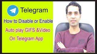 How to Disable or Enable Auto play media GIFS and videos in Telegram