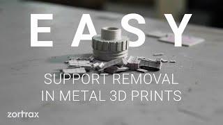 Easily Removable Supports in Metal 3D Prints ️