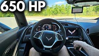 *LOUD* 2017 Corvette Z06 POV Drive (Manual)