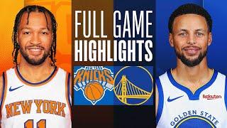 Game Recap: Knicks 119, Warriors 112