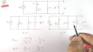 16.Transient Analysis :  Example R-C Parallel Network Using Initial Condition and Final Condition